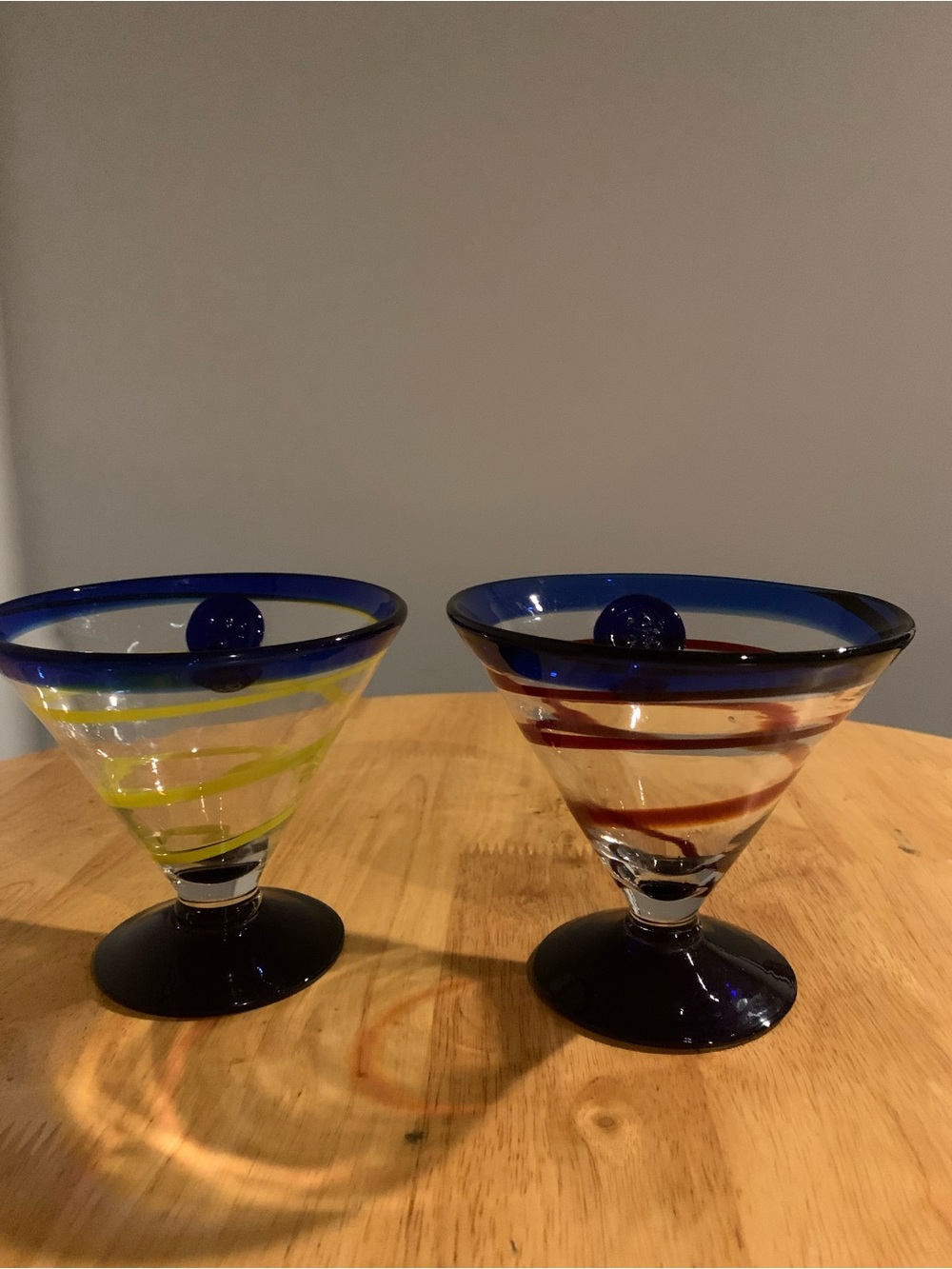 Two Kosta Boda Margarita Glasses